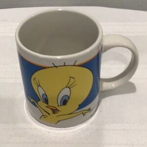 Gibson Tweety Bird Mug - Blue and Yellow 1998 vintage used great condition